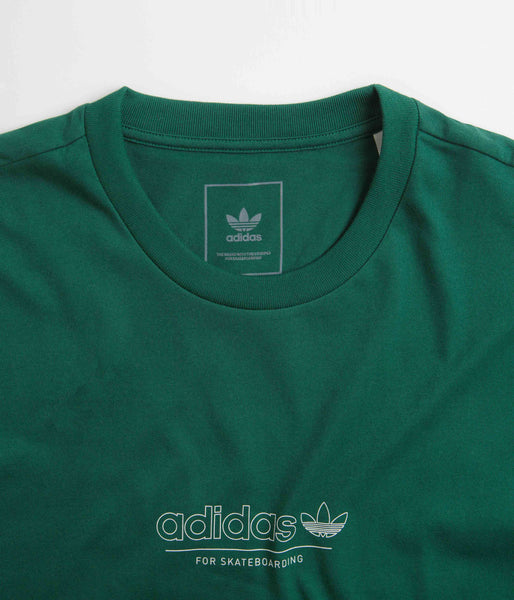 Dark green hot sale adidas shirt