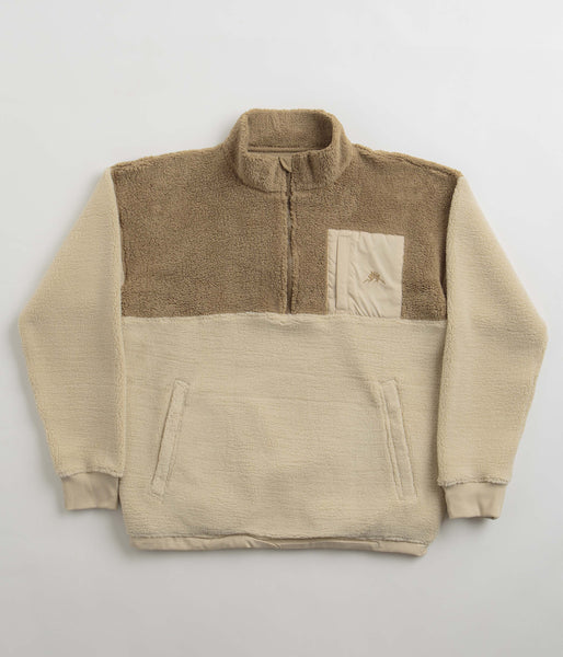 Magenta MTN 3/4 High Neck Fleece - Dark / Light Beige | Flatspot