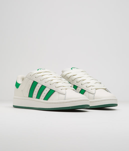 Adidas superstar cheap green stripe