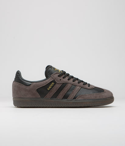 Adidas x Kader Samba ADV Shoes Core Black Brown Gum5 Flatspot