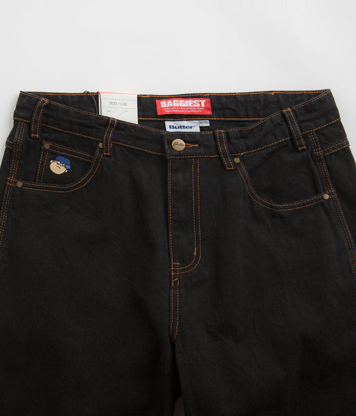 Butter Goods Santosuosso Jeans - Washed Black / Blue | Flatspot