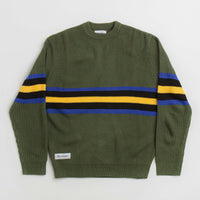 Butter Goods Stripe Knitted Sweatshirt - Ivy thumbnail