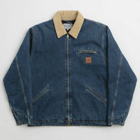 Carhartt OG Detroit Jacket - Blue / Dusty Hamilton Brown thumbnail