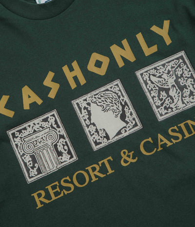 Cash Only High Rollers T-Shirt - Dark Forest