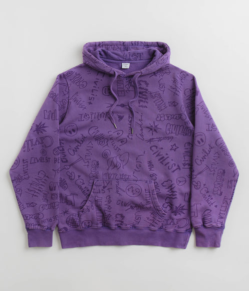 Civilist Team AOP Hoodie - Washed Purple