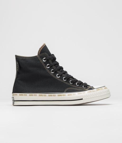 Converse Chuck 70 Hi Gore Tex Shoes Black Toadstool Tan Egret