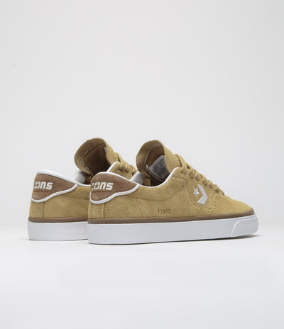 Converse Cons Louie Lopez Pro Ox Shoes - Toadstool Tan / Dark Whiskey