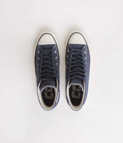 Navy converse leather fashion