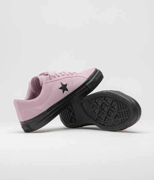 converse one star black trainers