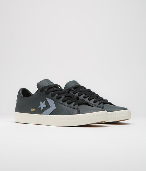 Converse pro leather outlet ox black