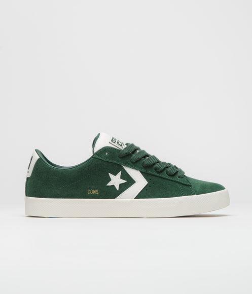 Converse PL Vulc Pro Ox Shoes - Green Envy / Egret / Gum Honey