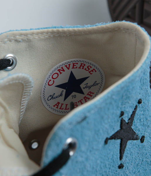 Converse x Stussy Chuck 70 Hi Shoes - Sky Blue | Flatspot