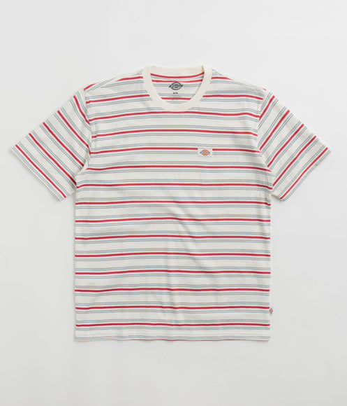 Dickies Lewistown Stripe T-Shirt - Egret