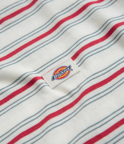 Dickies Lewistown Stripe T-Shirt - Egret