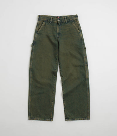 Dickies Loose Painter Jeans - Green Tone Fade