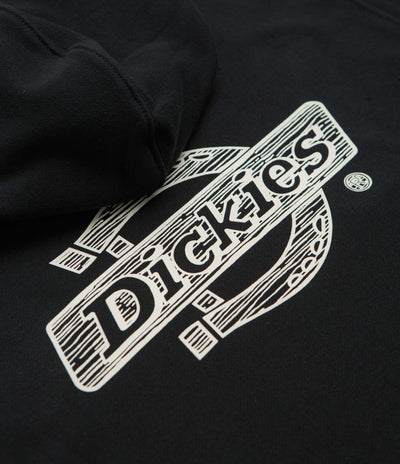 Dickies Wood Logo Hoodie - Black