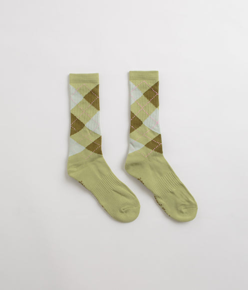 Frog Argyle Socks - Green