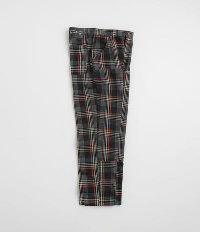 Fucking Awesome Plaid Double Knee Pants - Black