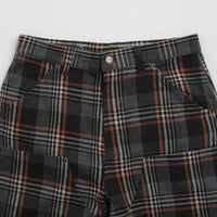 Fucking Awesome Plaid Double Knee Pants - Black thumbnail