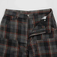 Fucking Awesome Plaid Double Knee Pants - Black thumbnail