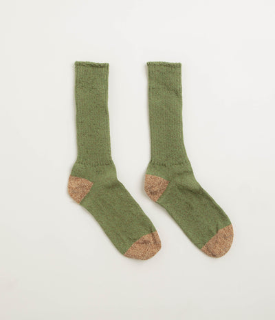 Mollusk Marled Utility Socks - Moss Green