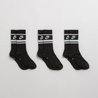 Nike Everyday Essential Crew Socks (3 Pair) - Black / White / Black thumbnail