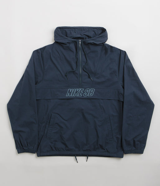 Nike SB Anorak Jacket Armory Navy Denim Turquoise Flatspot