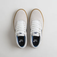 Nike SB Chron 2 Shoes - White / Obsidian - White - Gum Light Brown thumbnail