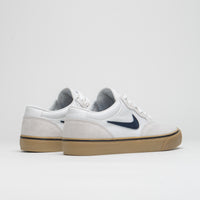 Nike SB Chron 2 Shoes - White / Obsidian - White - Gum Light Brown thumbnail