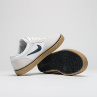 Nike SB Chron 2 Shoes - White / Obsidian - White - Gum Light Brown thumbnail