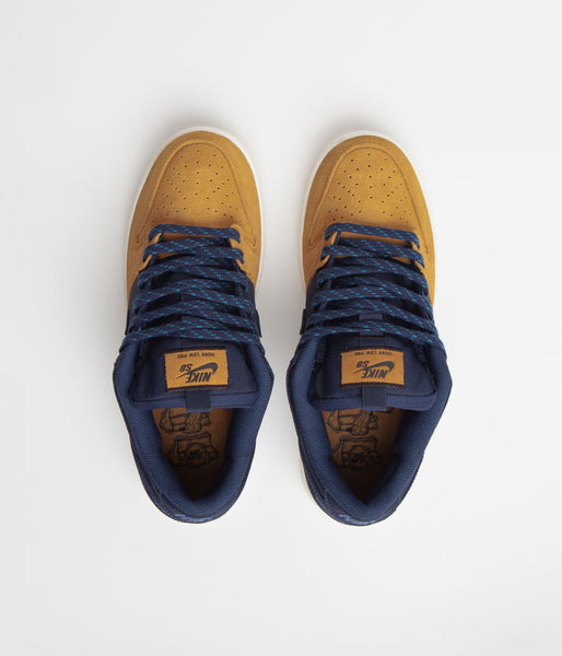 Nike SB Dunk Low Pro Premium Shoes - Midnight Navy / Midnight Navy