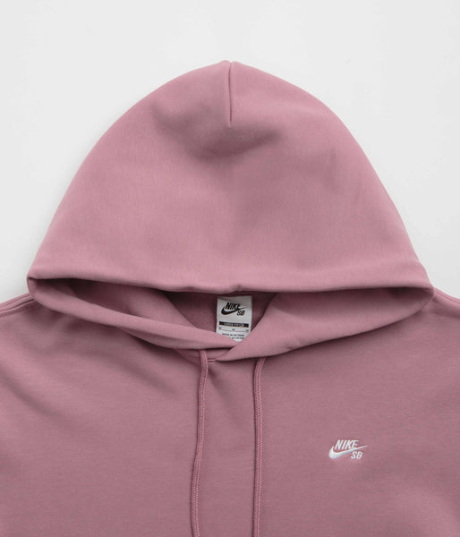 Nike SB Essential Small Logo Hoodie Plum Dust White Flatspot