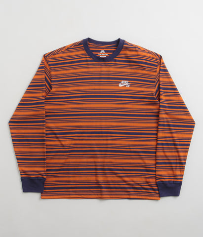 Orange nike long sleeve shirt online