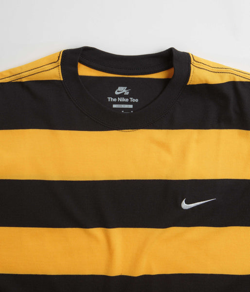 Black and university gold best sale nike shirt