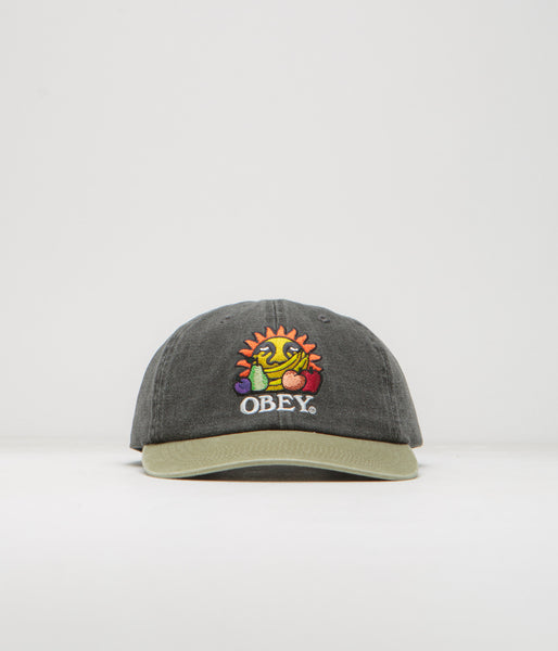 Obey Fruits Cap Black Multi Flatspot