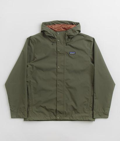 Patagonia Jackson Glacier Rain Jacket Basin Green Flatspot