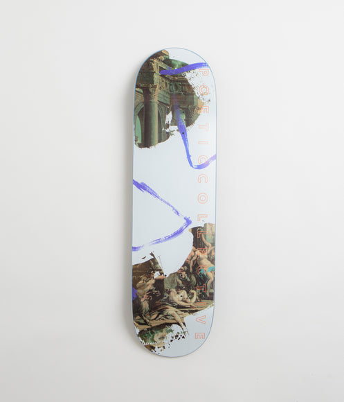 Poetic Collective Blue Strokes Deck - 8.5