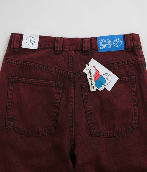 Polar Skate sold Co Big Boys Jeans (Red/Black)