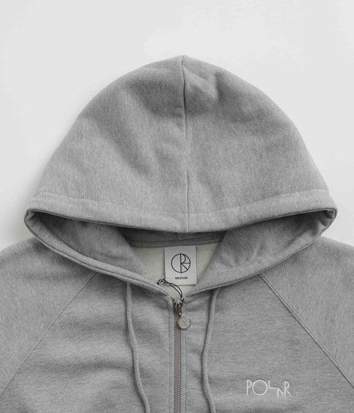 Polar Default Zip Hoodie - Heather Grey | Flatspot