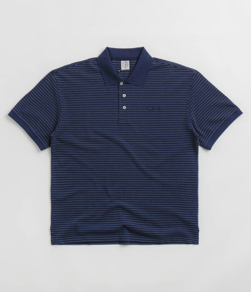 Polar Dots Surf Polo Shirt - Dark Blue