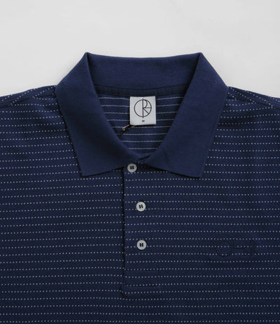 Polar Dots Surf Polo Shirt - Dark Blue