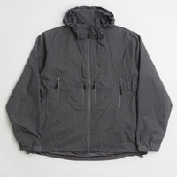 Pop Trading Company Hooded O Jacket - Charcoal thumbnail