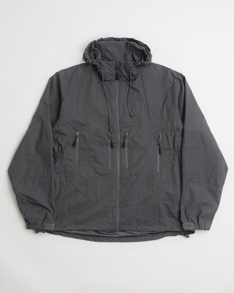 Pop Trading Company Hooded O Jacket - Charcoal