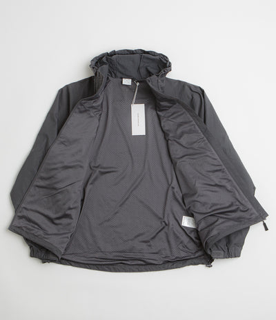 Pop Trading Company Hooded O Jacket - Charcoal