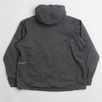 Pop Trading Company Hooded O Jacket - Charcoal thumbnail