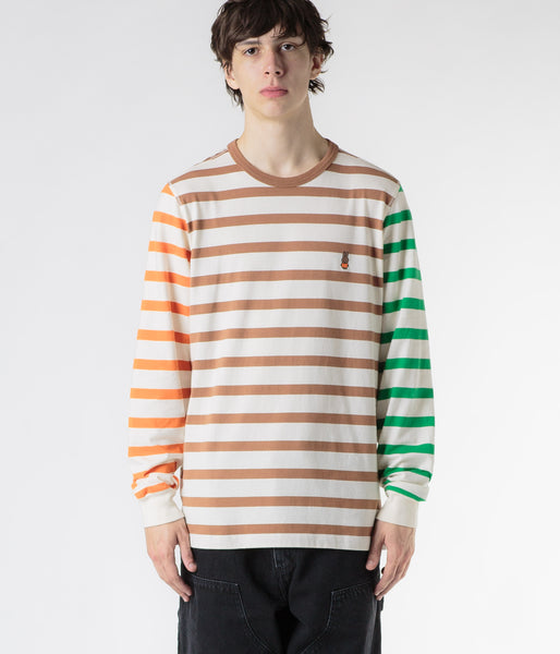 Pop Trading Company x Miffy Embroidered Striped Long Sleeve T