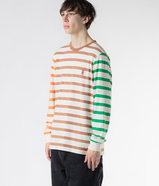 Pop Trading Company x Miffy Embroidered Striped Long Sleeve T