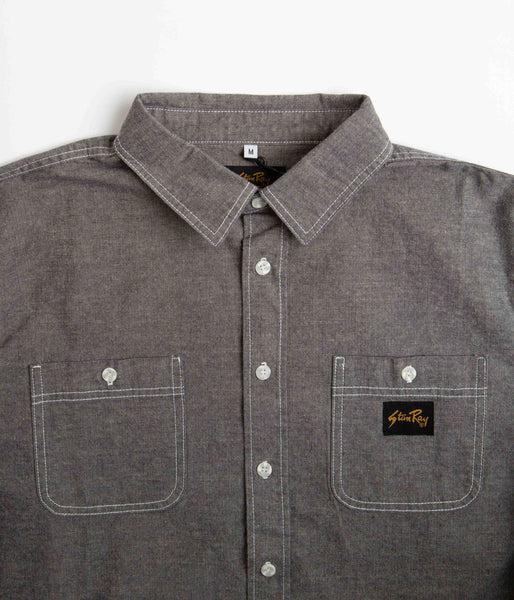 Stan Ray Chambray Shirt - Black | Flatspot