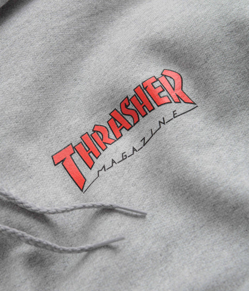 Thrasher on sale hoodie grey