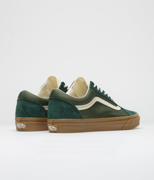 Vans Old Skool Shoes Sporty Green Gum Flatspot